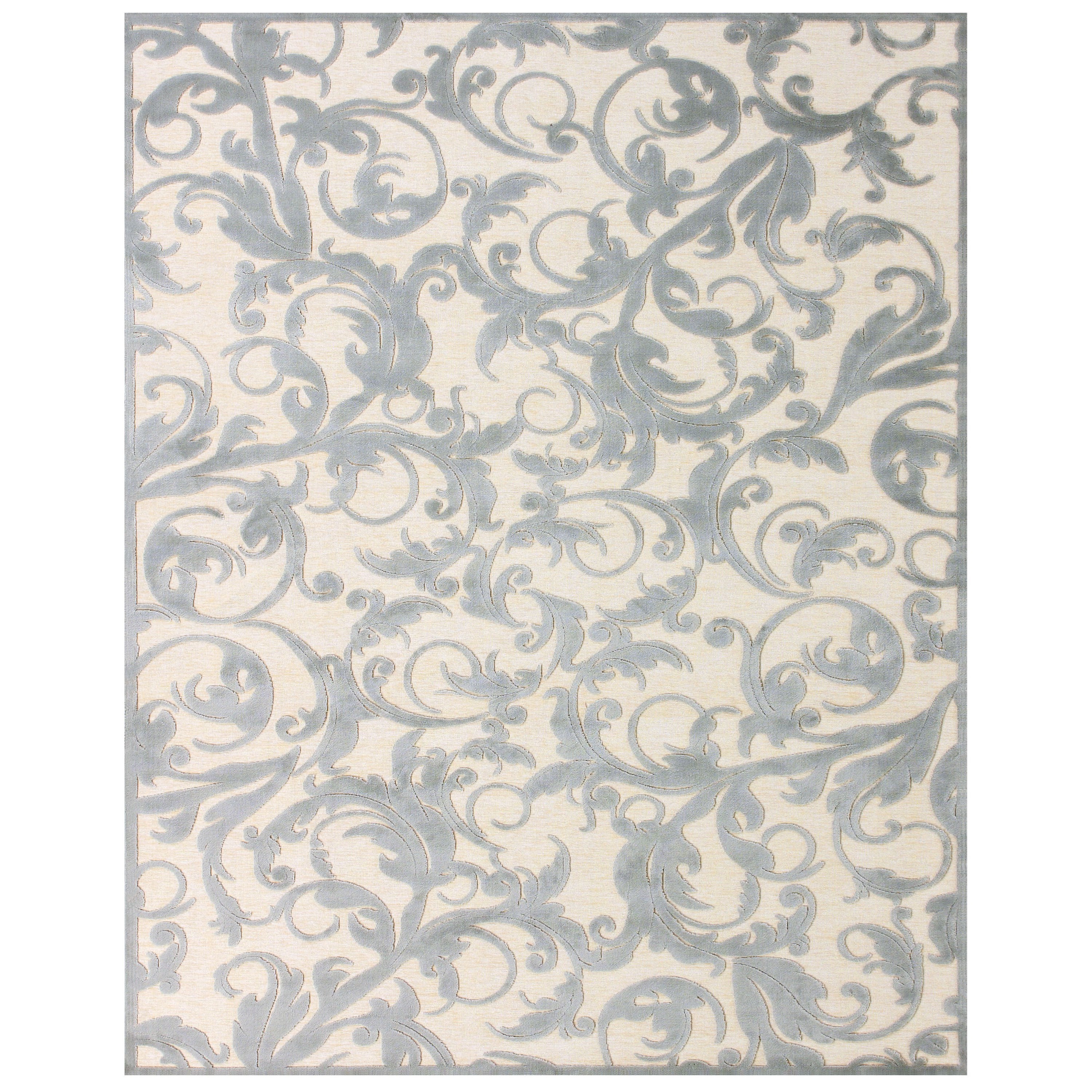 Feizy Rugs Saphir Zam Cream/Silver 7'-6